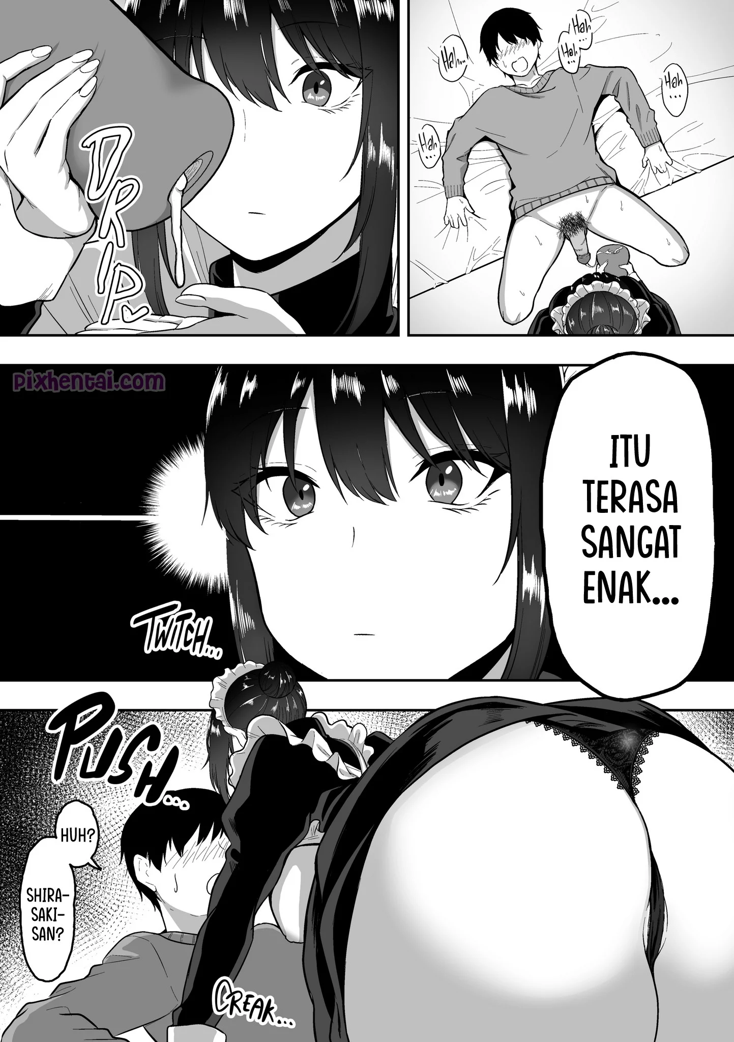 Komik hentai xxx manga sex bokep Maid no Shirasaki-san ni Gohoushi Shite Morau Hanashi part 2 page 11
